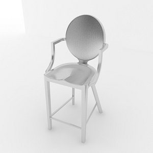 kong stool bar 3d max