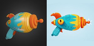 cartoon gun