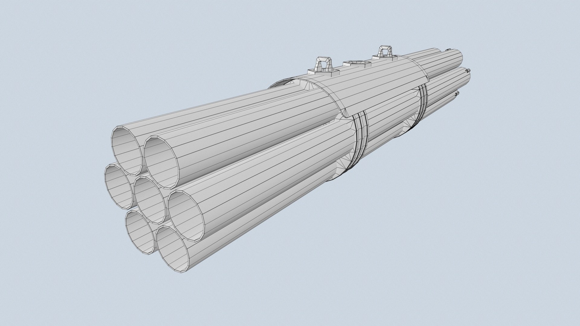 XM-158 Launcher With 70mm Missile 3D - TurboSquid 2424088