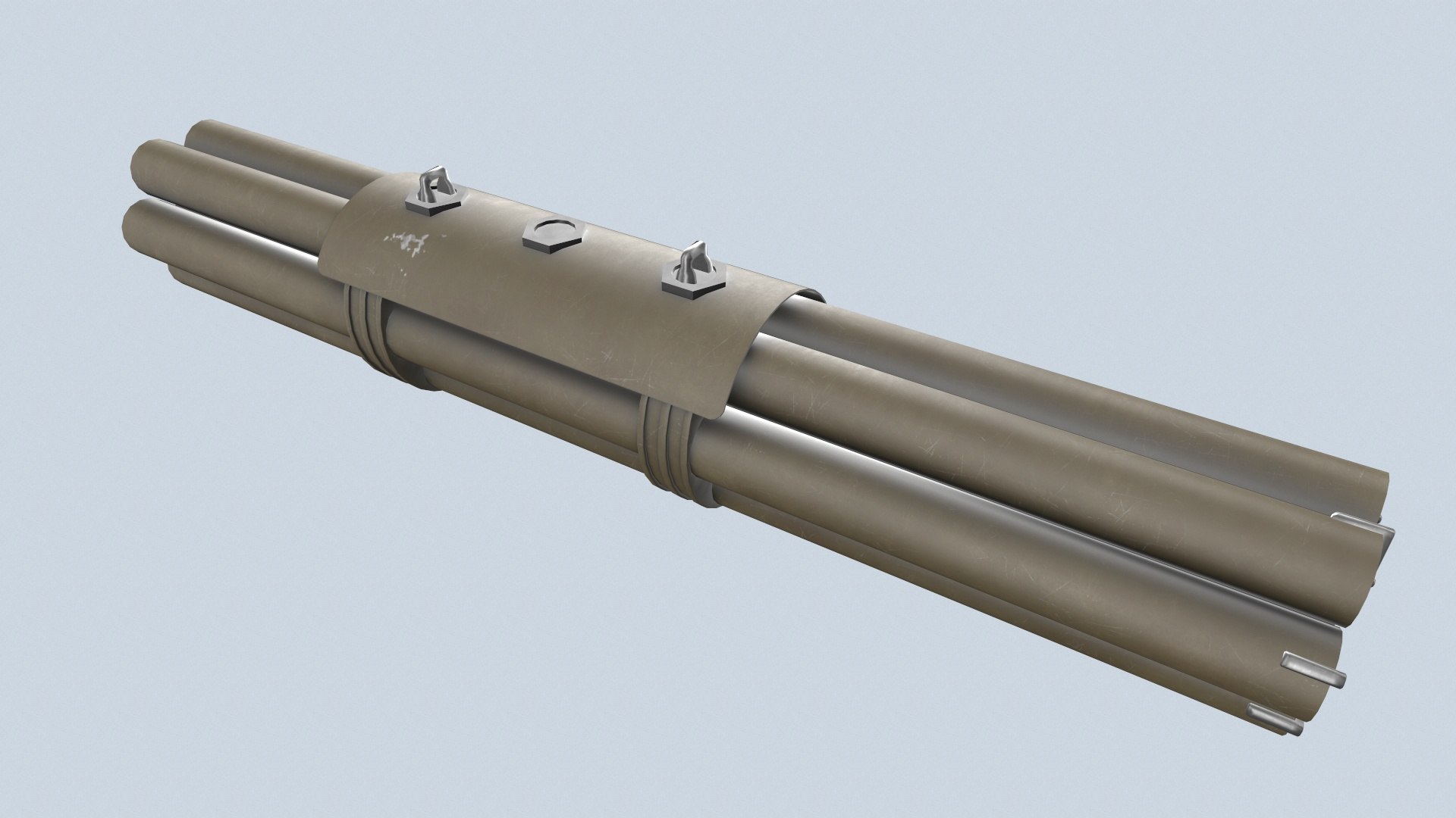 XM-158 Launcher With 70mm Missile 3D - TurboSquid 2424088
