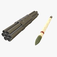 XM-158 Launcher With 70mm Missile --298--
