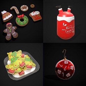 3D model Christmas Prop Mix Eight