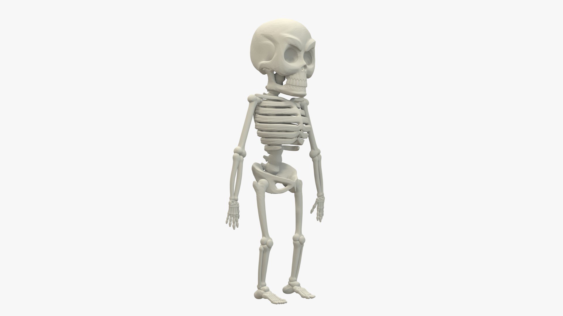 Cartoon Skeleton 3D - TurboSquid 2003778