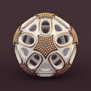 abstract object 3D model