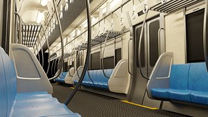 3D Train Interior Kiha 25 Series