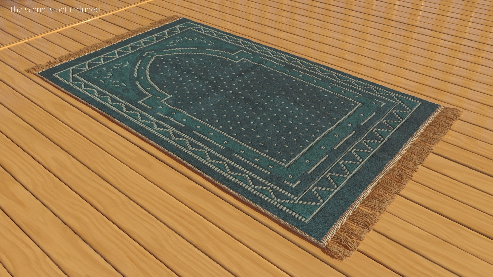Patterned Islamic Prayer Rug 3D Model - TurboSquid 2458258
