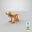 3d model disney pluto