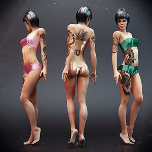 angelina jolie 3D model