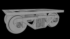 3D model TrainBogie