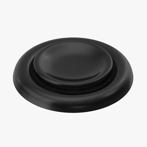 3D button 04 black - TurboSquid 1220794