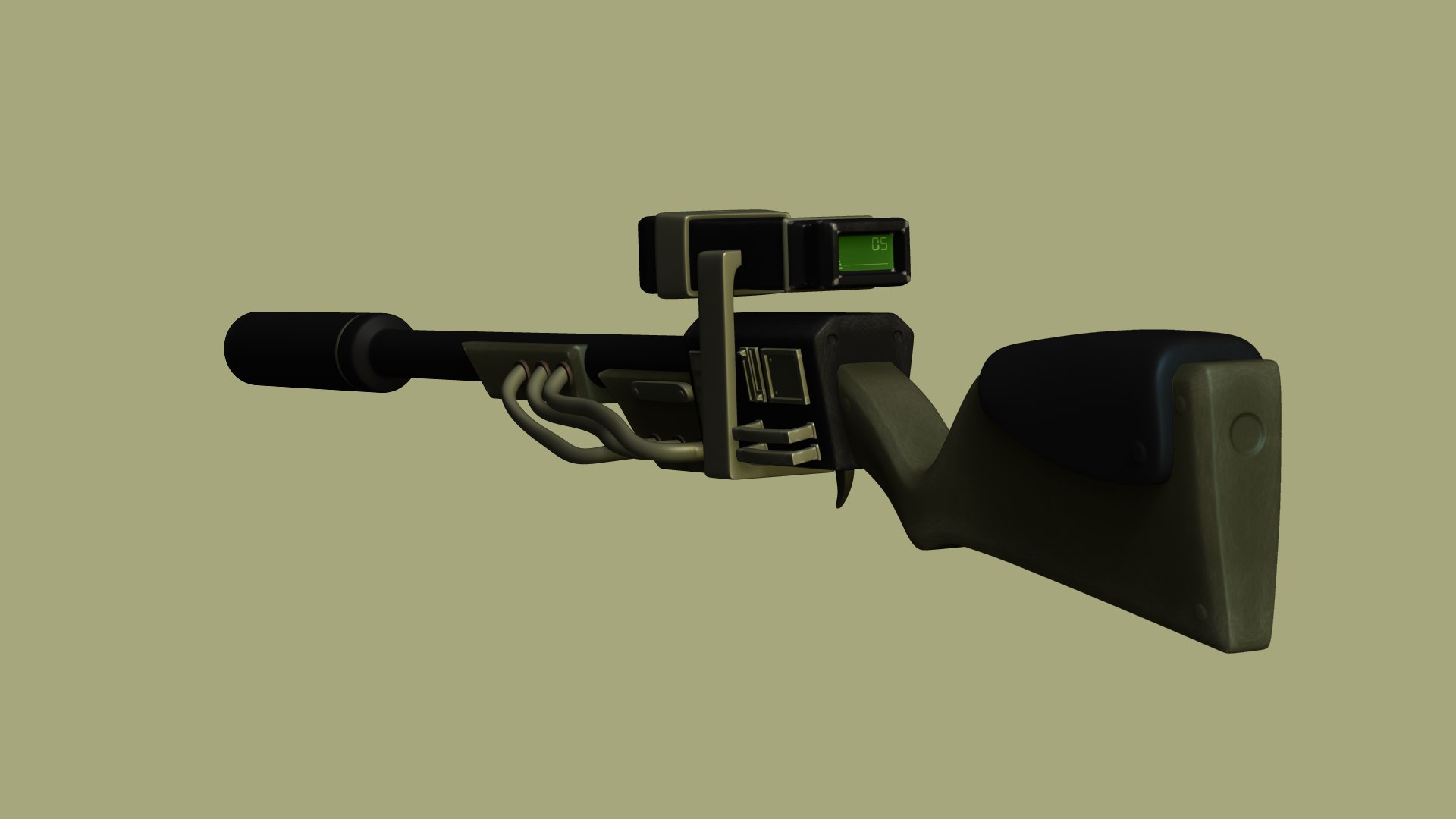 3D Sniper Rifle Gun Model - TurboSquid 1674839