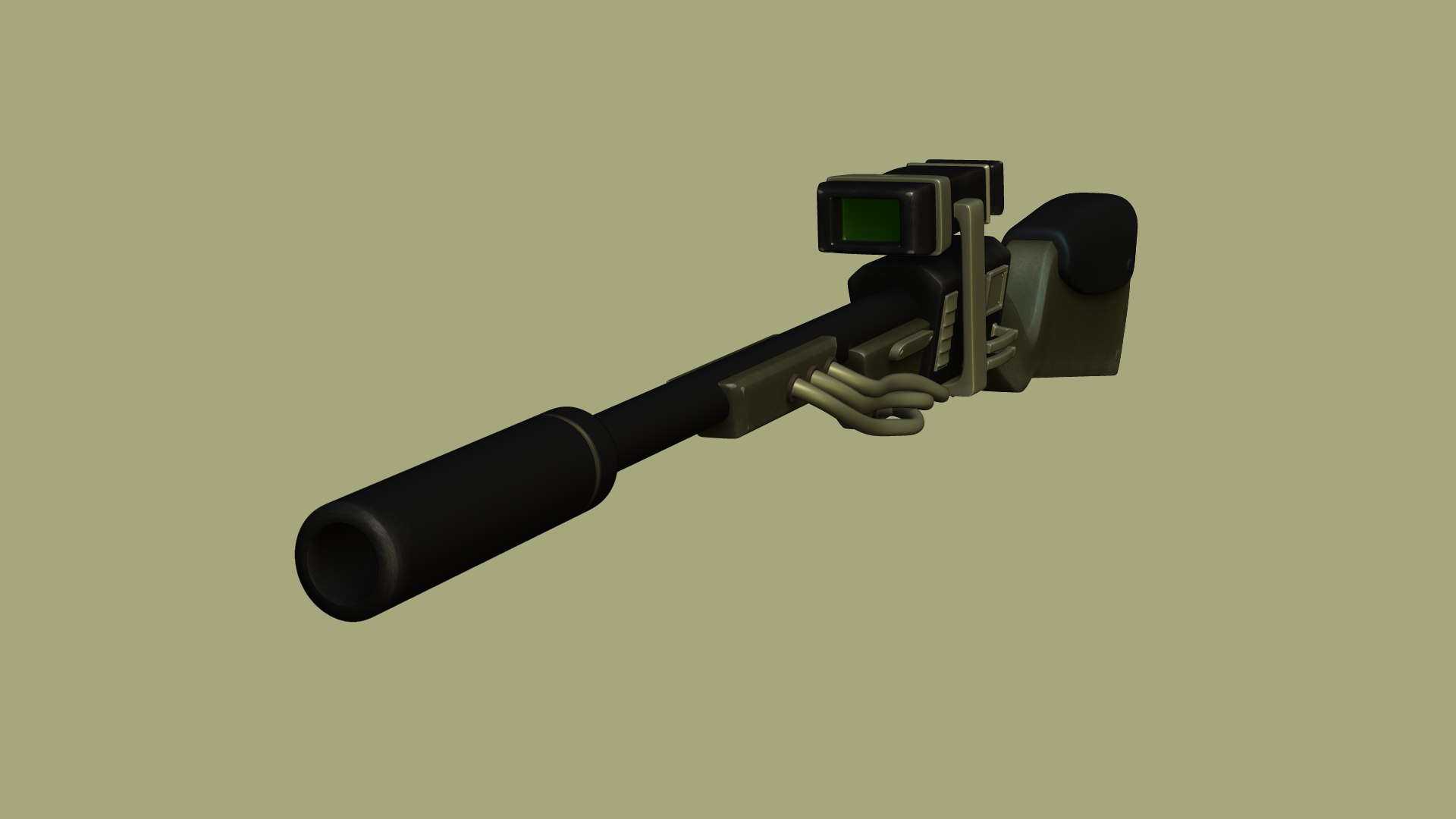 3D Sniper Rifle Gun Model - TurboSquid 1674839