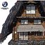 shirakawago village set house 1 3D model