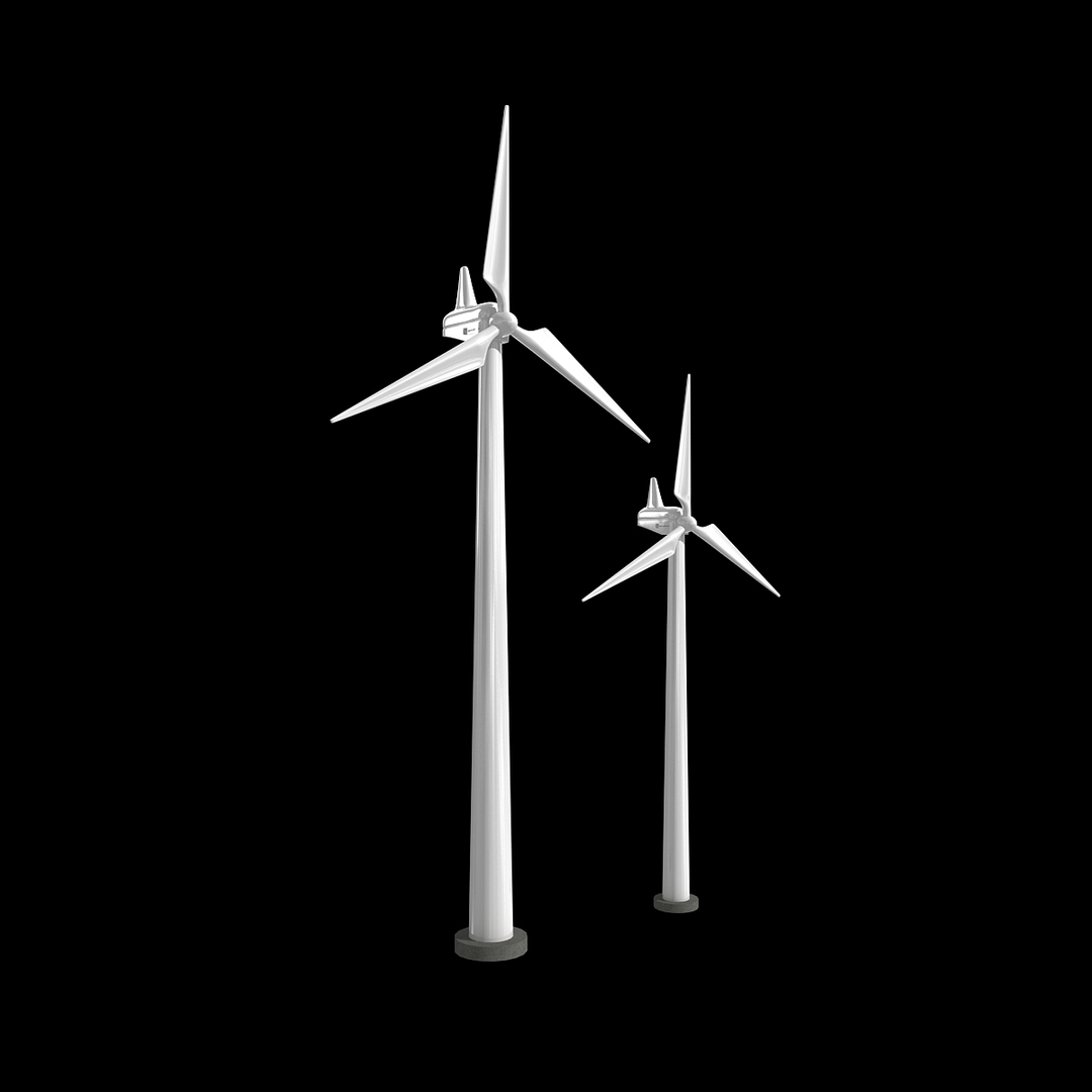 Wind Turbine 3d Model