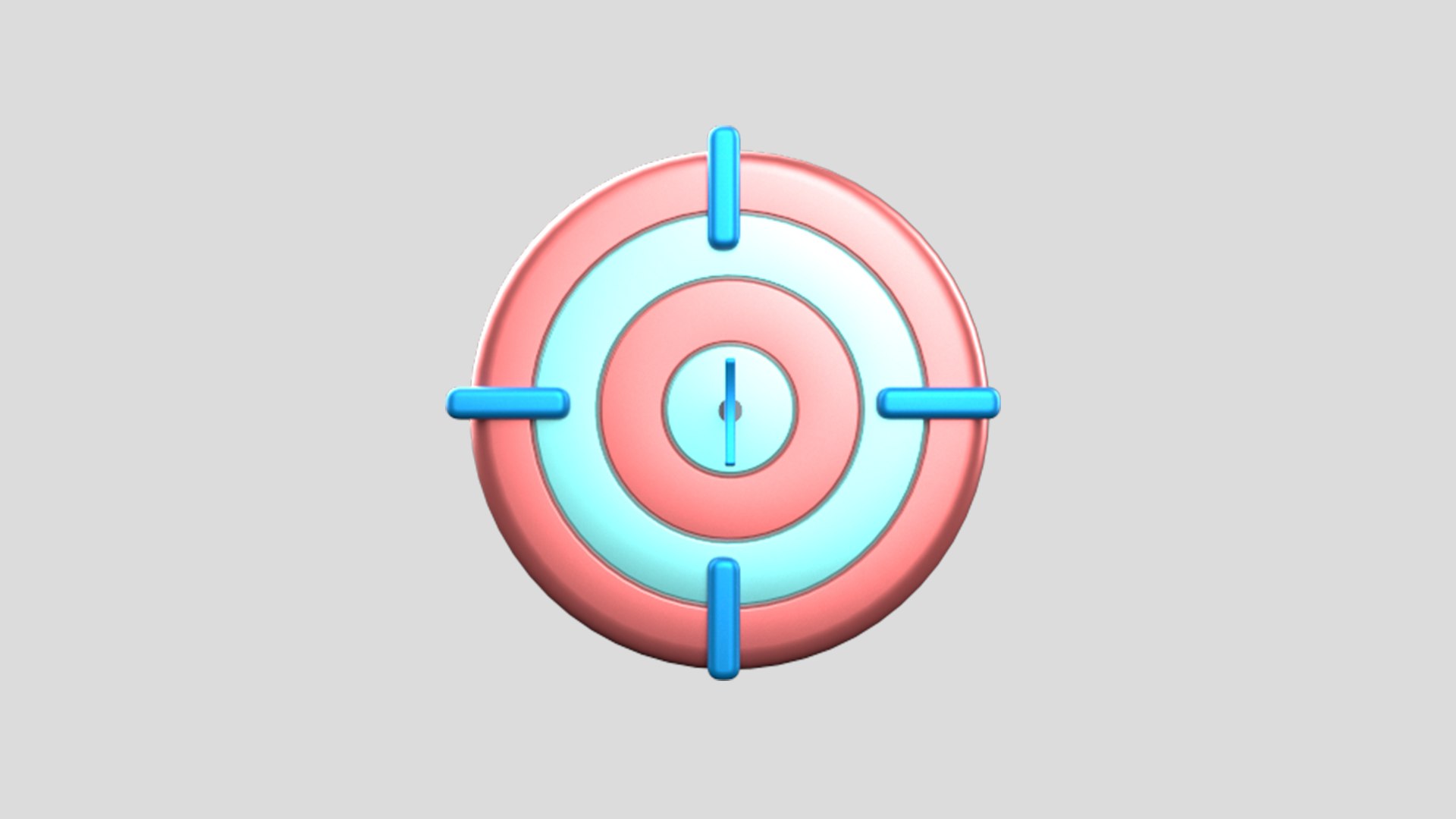 3D Target Low-poly 3D Icon Model - TurboSquid 1919015