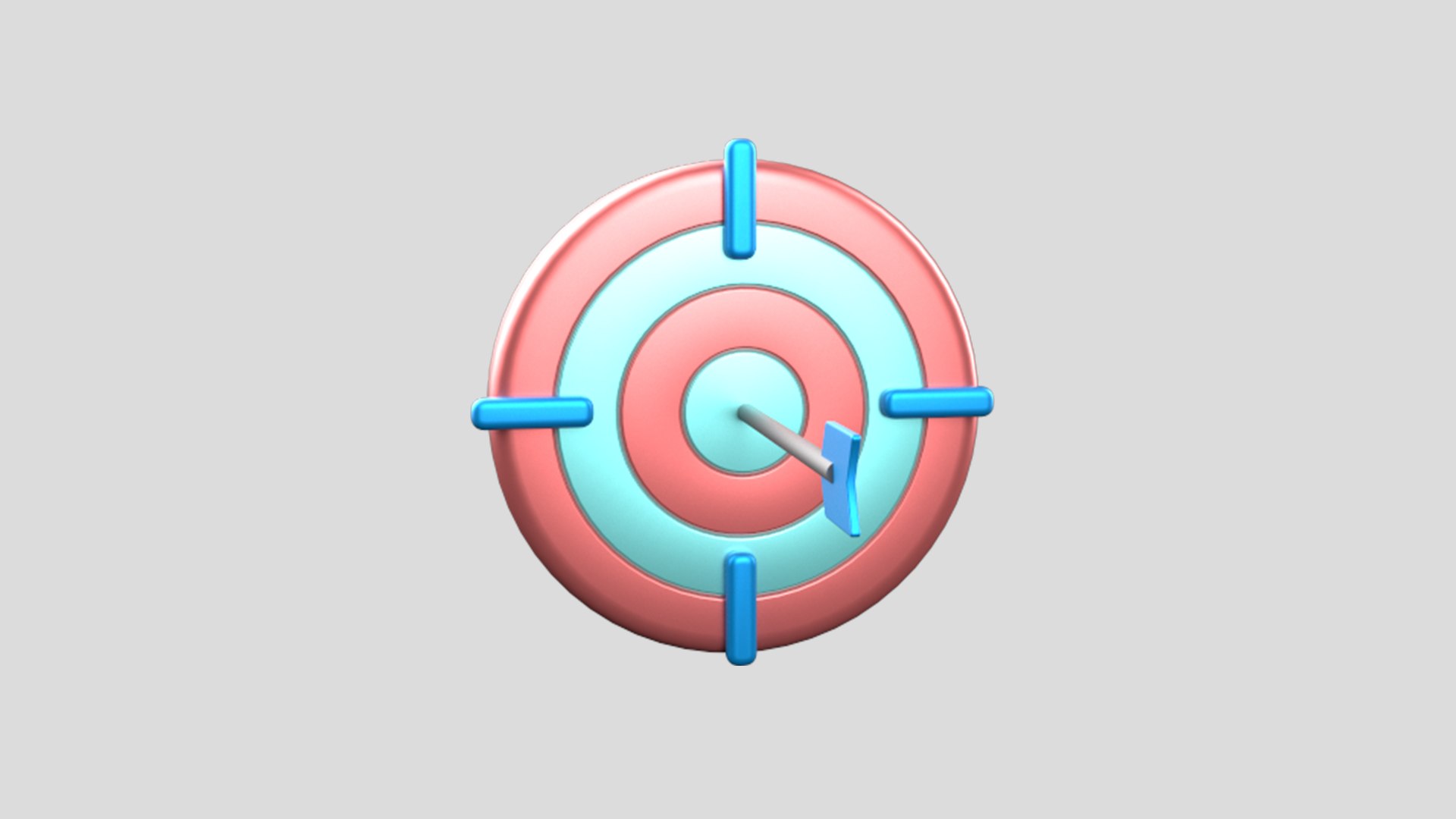 3D Target Low-poly 3D Icon Model - TurboSquid 1919015