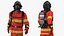 3D Rigged Firefighters Collection 2 for Maya model
