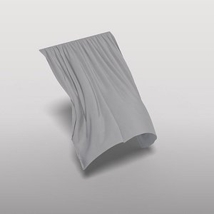 3D Grey Wind Curtain