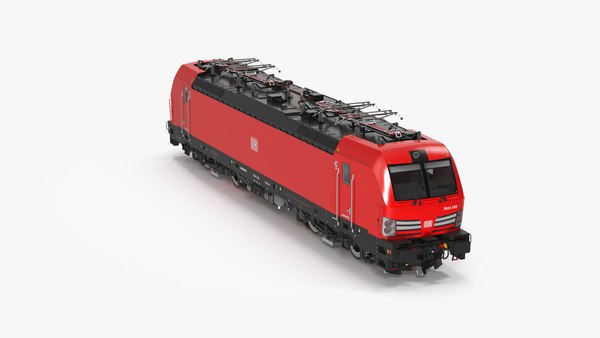 Rote Siemens VectronLokomotive für Cinema 4D 3DModell TurboSquid