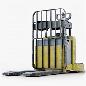 3D model Rigged Pallet Truck Realtime