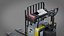 3D model Rigged Pallet Truck Realtime