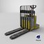 3D model Rigged Pallet Truck Realtime