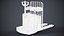 3D model Rigged Pallet Truck Realtime