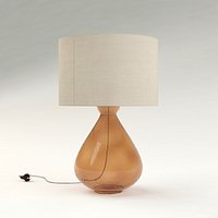 Pottery Barn Alana Luster Glass Table Lamp