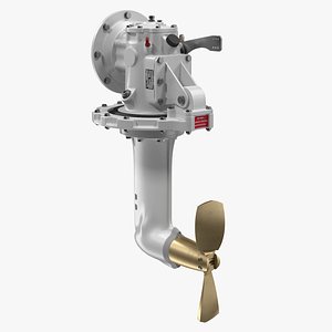 saildrive marine engine 3D model