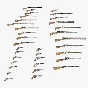 Stylized Old Western Weapon Pack