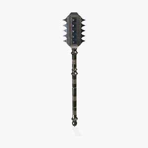 Fantasy Weapon Mace 02 3D model