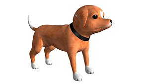 Cute Dog CHaracter RIgged and Animated