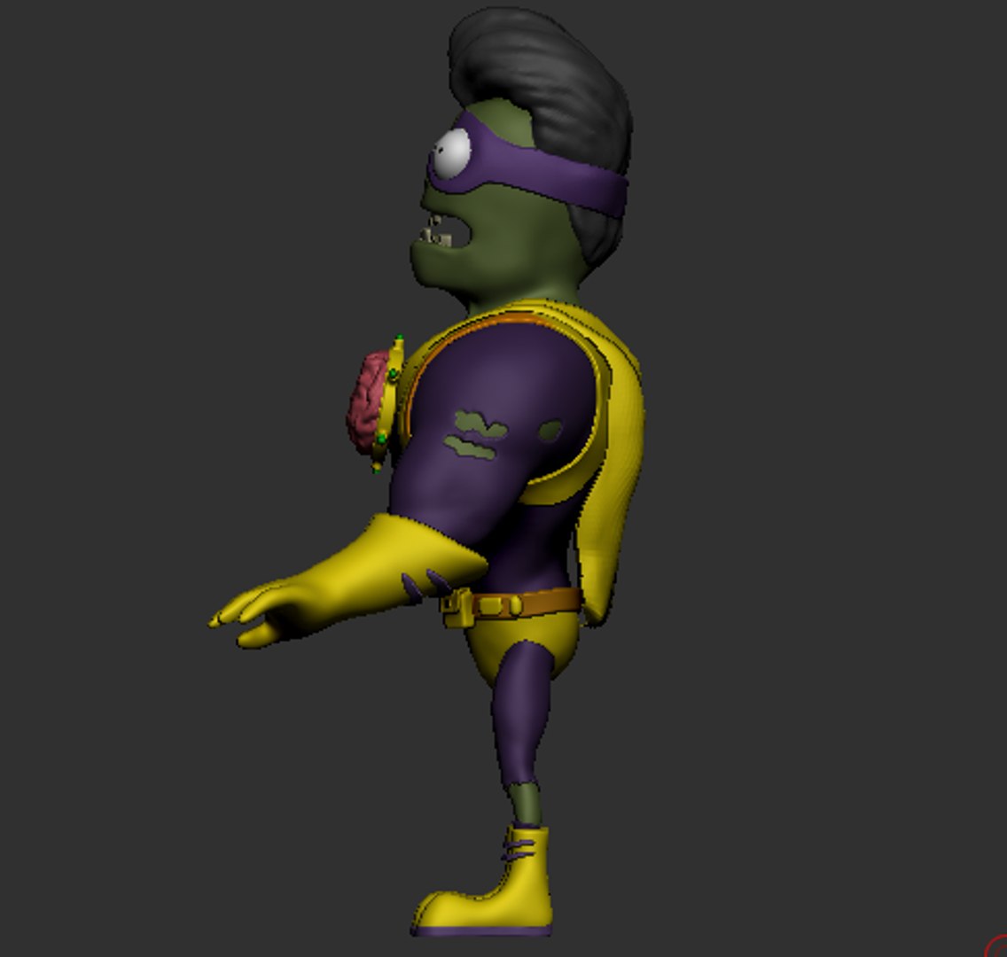 Zombie - Polys Zbrush 3D Model - TurboSquid 1257731