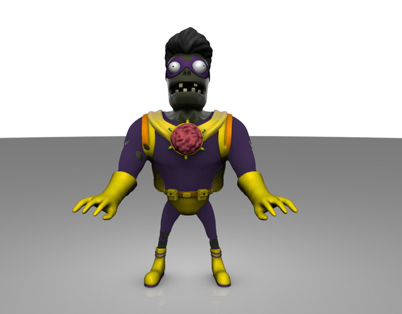 Zombie - Polys Zbrush 3D Model - TurboSquid 1257731
