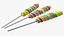 Three Rainbow Twisty Twirl Hard Lollipop Candy Sweets