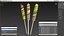 Three Rainbow Twisty Twirl Hard Lollipop Candy Sweets