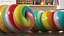 Three Rainbow Twisty Twirl Hard Lollipop Candy Sweets