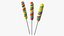 Three Rainbow Twisty Twirl Hard Lollipop Candy Sweets