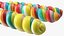 Three Rainbow Twisty Twirl Hard Lollipop Candy Sweets