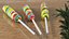 Three Rainbow Twisty Twirl Hard Lollipop Candy Sweets