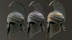 3D Ancient Greek Helmet
