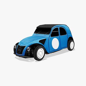 Citroen 2CV A Racer 3D