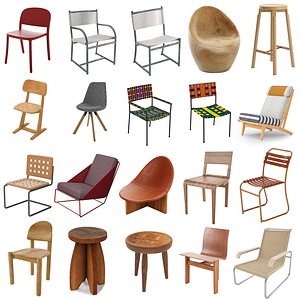 Chair Model Collection 3D model