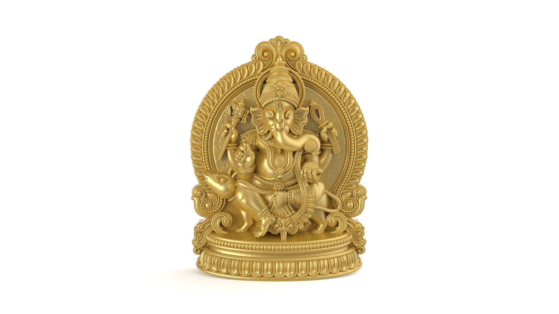 3D модель Ganesh pendant cad file2 - TurboSquid 2069242