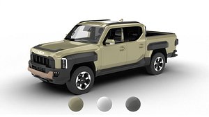 3D Kia Tasman 2026 3d model