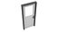 3D modern lowpoly door model