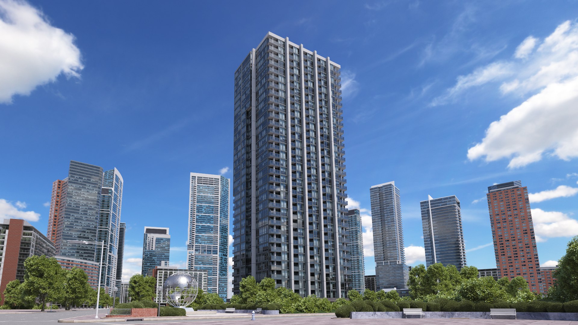 Pinnacle Adelaide Buildings 3D Model - TurboSquid 1511796