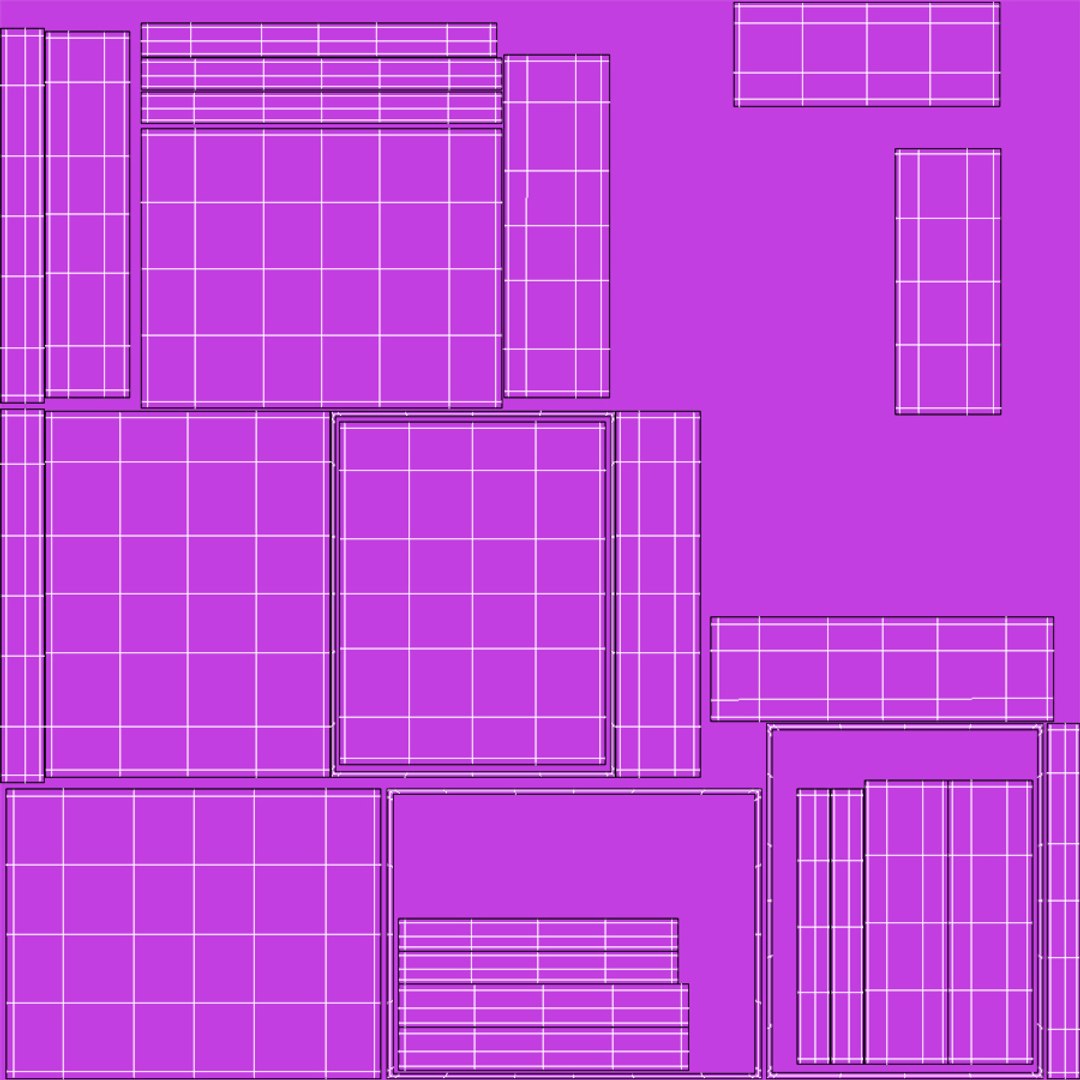 Open Box Purple 3D Model - TurboSquid 2078451
