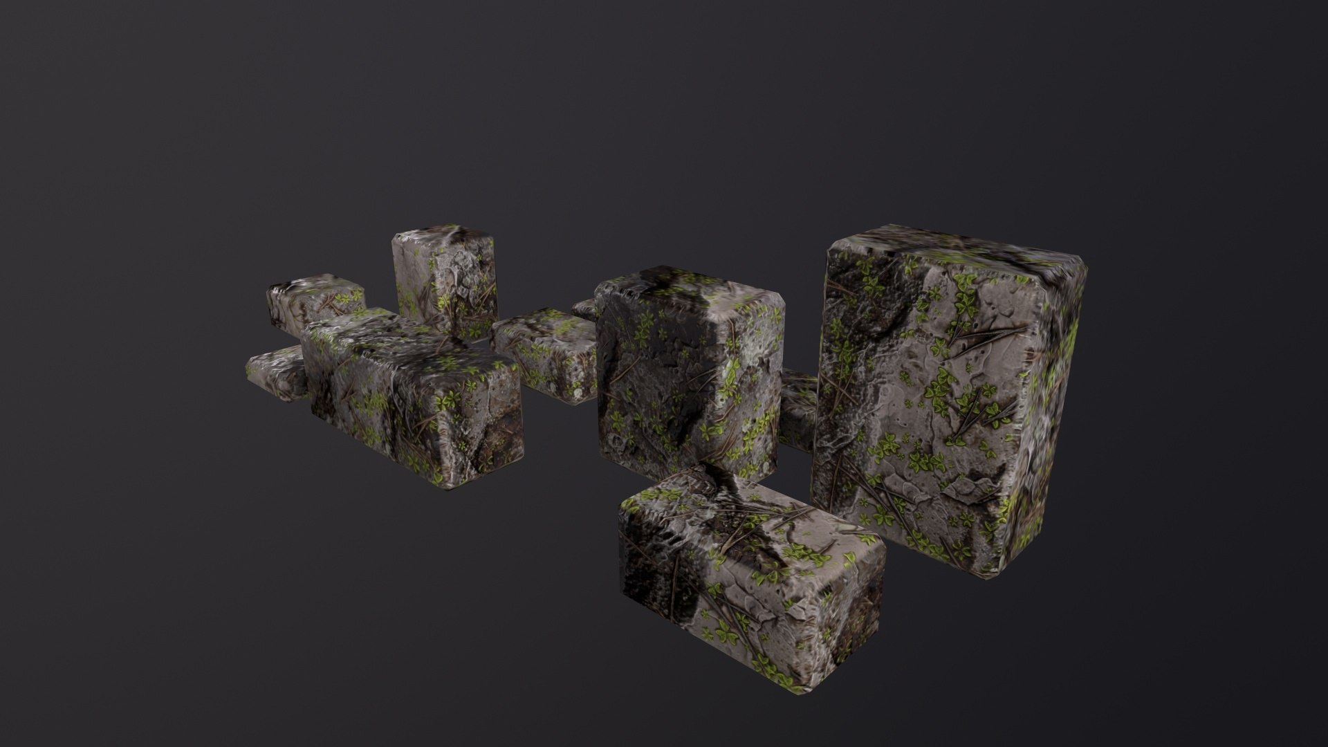 Stone Bricks 3D Model - TurboSquid 2118689