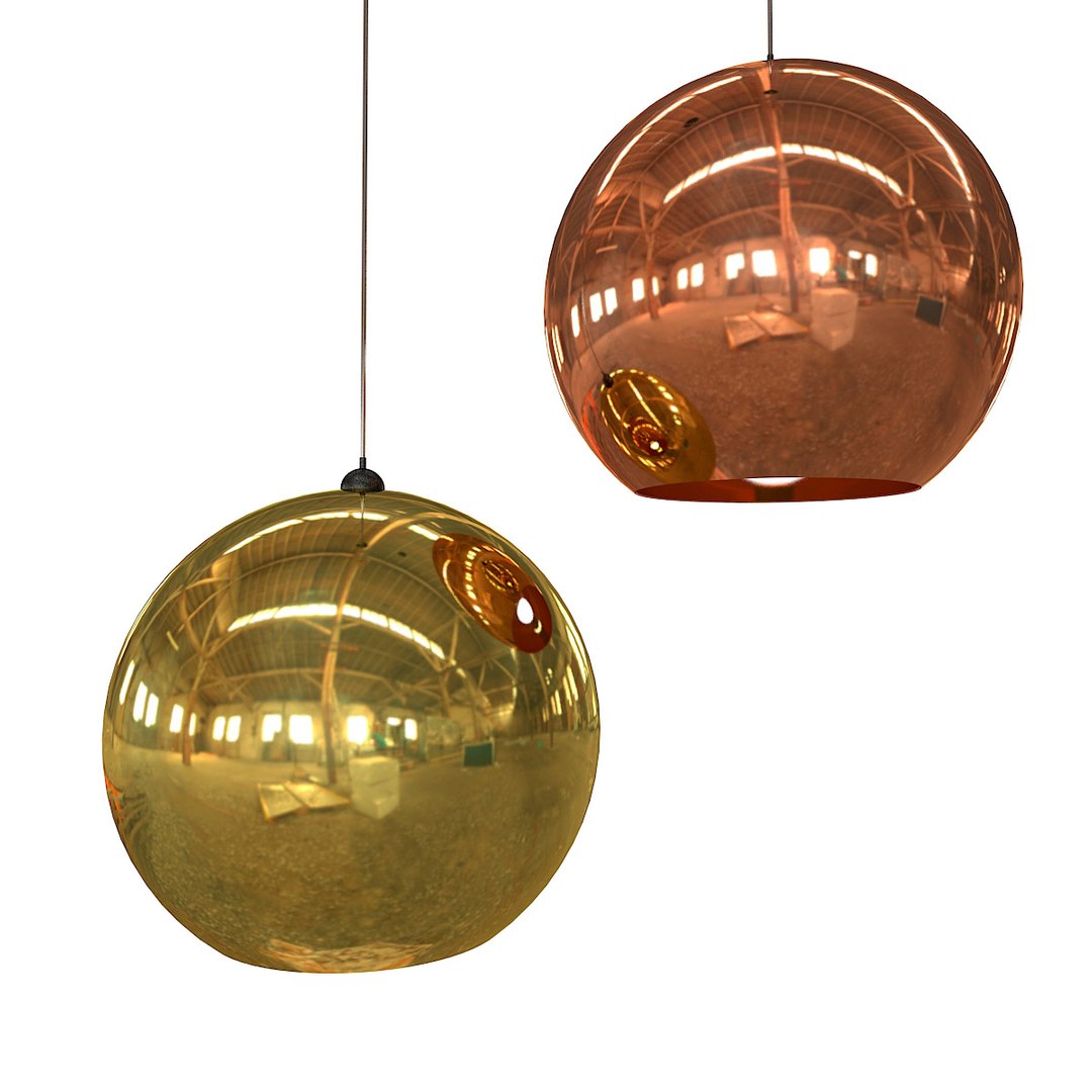 3d Model Tom Dixon Copper